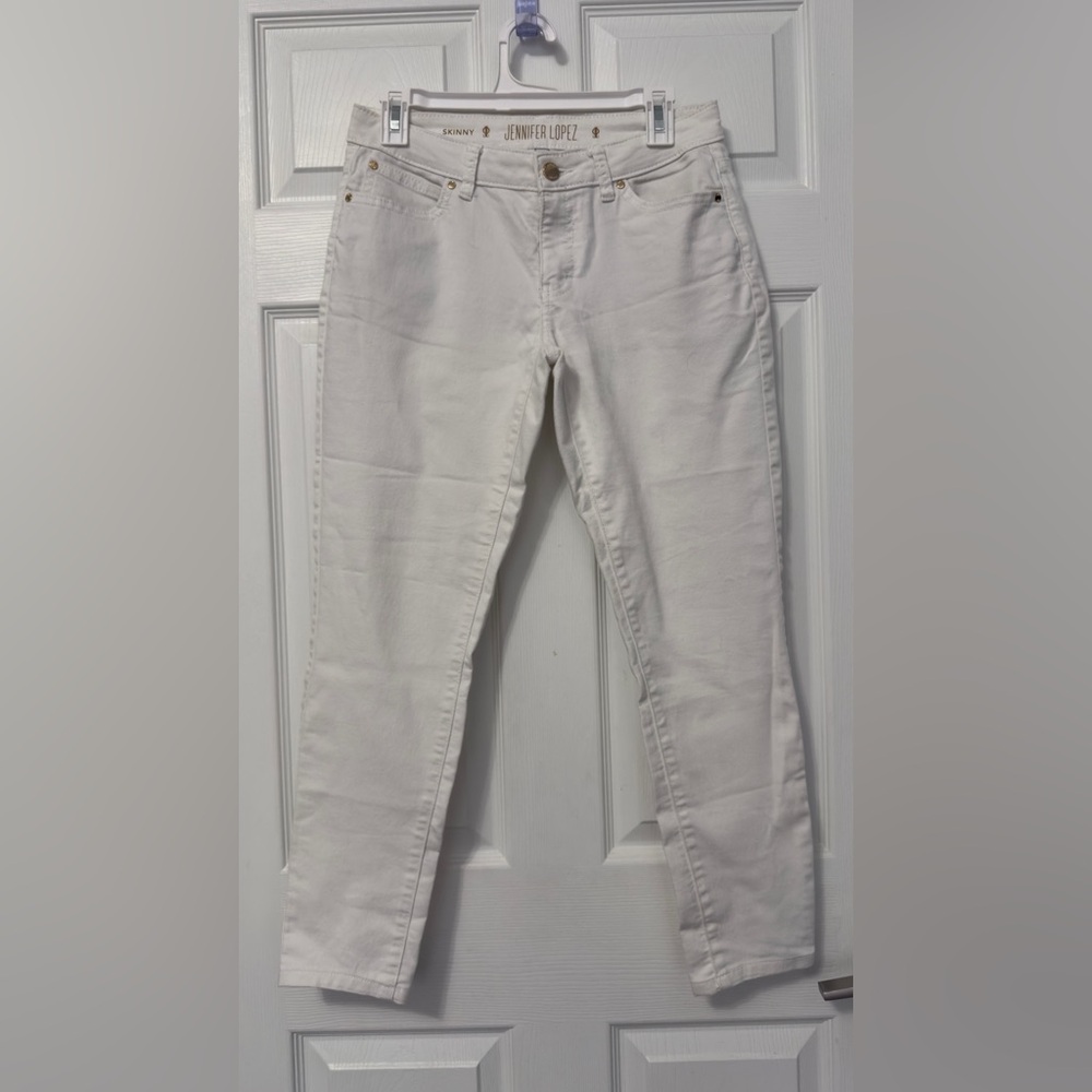 Jennifer Lopez White Women Jeans